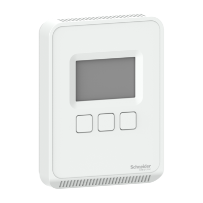 BMS - sonde analogique medium blanche LCD T + Hr