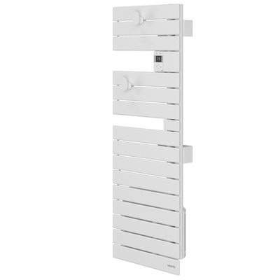 S�che-serviettes connect� nefertiti �troit m�t droite 1500w blanc carat