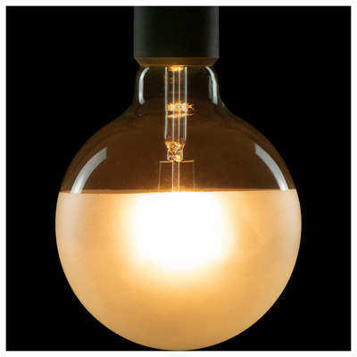 LED Globe 125 Half Moon, ampoule LED, E27, PHASE, 7W, 2700 K