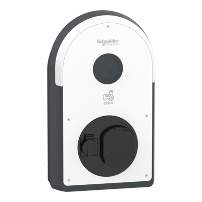 EVlink Pro AC 1PH-7,4 kW-32A-1 priseT2S + 1 priseTE-RDC-DD 6 mA+RCD Type A +MNx