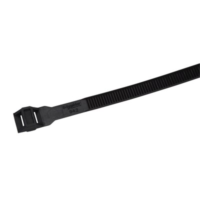 Mureva Fix - Collier d\'installation - 132 x 9 mm - 100 pi�ces - noir - r�sistance � l\'arrachement 36daN - �20mm - Polyamide 12 Rislan� - 100�C/1000h|120�C max -Tenue � la flamme UL94HB -EN50146 -r�sistant aux UV |sans halog�ne