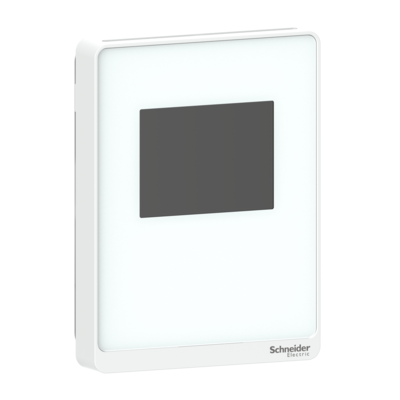 SpaceLogic - Sonde d'ambiance analogique SLA - Ecran - PM2.5/CO2/Hr - Optm blanc