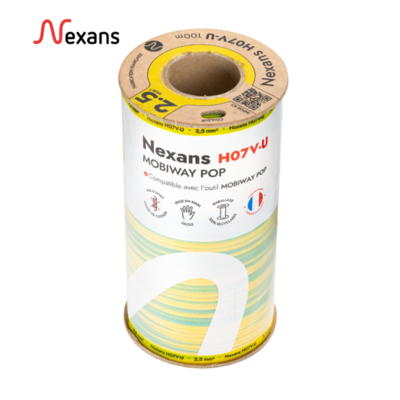 H07 VU 2.5 Mobiway Pop Vert-Jaune D100