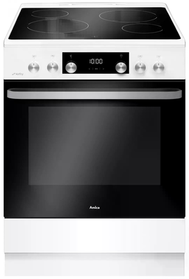 Cuisini�re Amica 4 feux vitroc�ramique multifonction catalyse 60x60x85