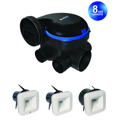 Kit VMC simple flux EasyHOME HYGRO Classic BDH