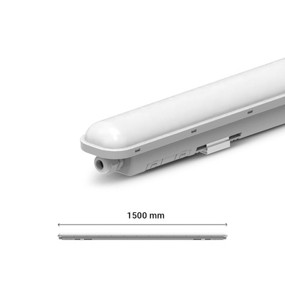 TARN ETANCHE LED INT 1500MM 50W 4000K IP65 IK08 TRA 3A