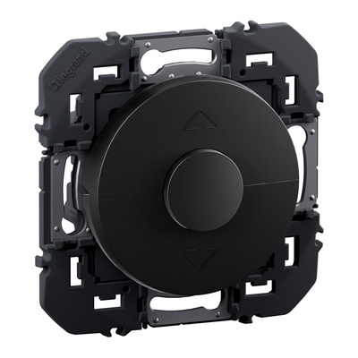 Poussoir pour commande volets roulants dooxie - noir