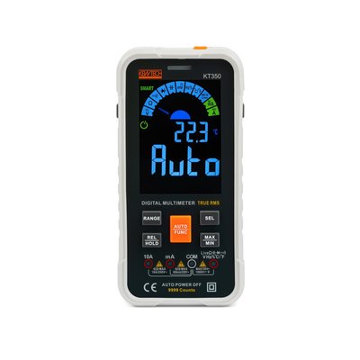 Multim�tre format smartphone num�rique TRMS automatique �cran couleur LCD