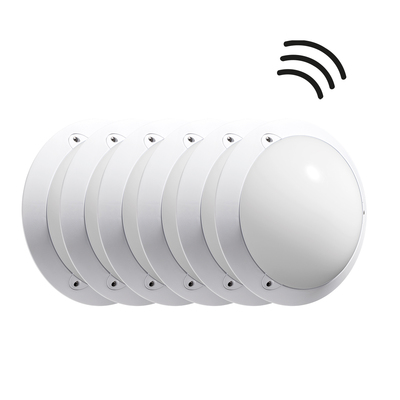 Pack x6 VOILA ACCESS BL 1300lm 4000K VAV IK10 IP55 �340mm hf