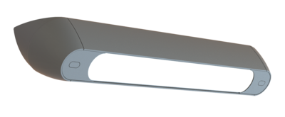 SYSTEO A45 AT 1350lm 3000K VAV IK11+/80j IP65 L1066mm dali switch dim