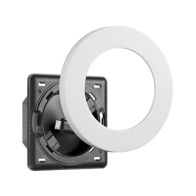 Adaptateur Batibox Cam�ra Int�rieure Advance Pro Blanc fix. encastr�e 230V