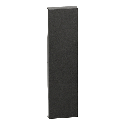 Enjoliveur Living Now pour obturateur 1 module - noir
