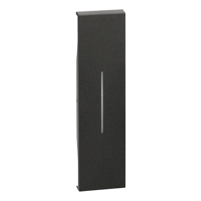 Enjoliveur Living Now pour commande d'�clairage 1 module - noir
