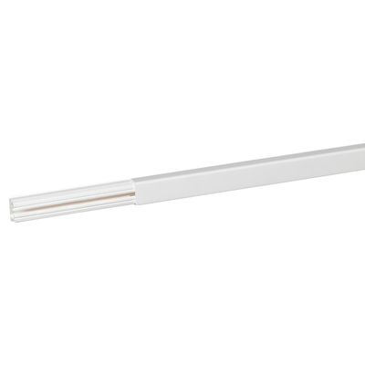 Moulure DLPlus 20x12,5mm - 1 compartiment - longueur 2,1m - blanc