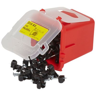 Attache Multifix noire prot�g�e ultraviolets pour c�bles �5mm � �7mm