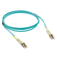 Cordon optique OM3 multimode LCS� duplex LC/LC - longueur 1m