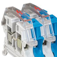 Ecran de protection pour bloc jonc Viking 3 vis - 1P - 1entr�e/1sortie - pas 5/6
