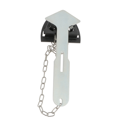 Marteau avec cha�nette et support mural pour coffrets de commande �quip�s