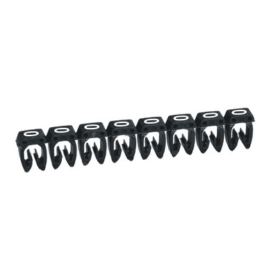 Rep�re CAB 3 pour filerie 0,5mm� � 1,5mm� et blocs de jonction chiffre 0 noir