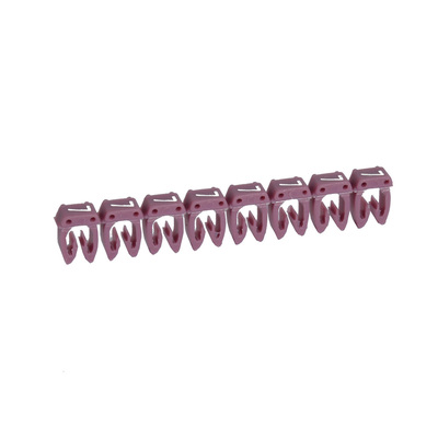 Rep�re CAB 3 pour filerie 0,5mm� � 1,5mm� et blocs de jonction chiffre 7 violet