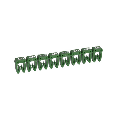Rep�re CAB 3 pour filerie 1,5mm� � 2,5mm� avec chiffre 5Vert