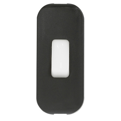 Interrupteur � bascule 2A 250V~ � touche luminescente et coupure bipolaire -noir