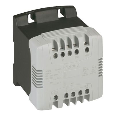 Transformateur de s�curit� primaire 230V � 400V et secondaire 12V~ � 24V~ 310VA