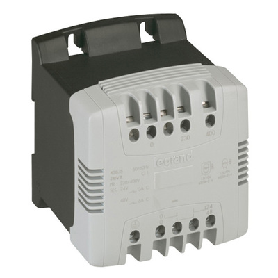 Transformateur de s�curit� primaire 230V � 400V et secondaire 24V~ � 48V~ 450VA