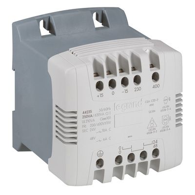 Transformateur de commande et s�curit� � vis -prim 230/400V~/sec 24/48 V -400V~A
