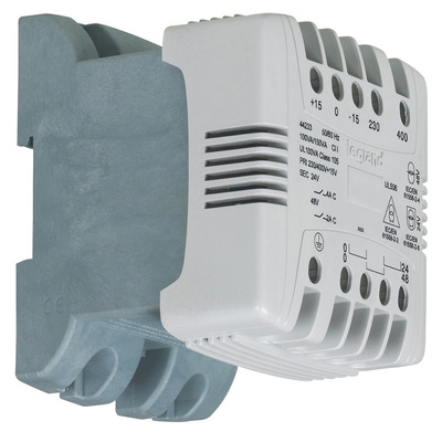 Transformateur de commande et s�paration � vis -prim 230/400V/sec 115/230V-100VA