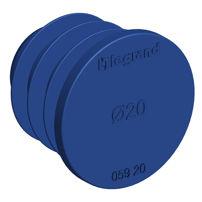 Lot de 100 bouchons RE - �20mm - IP40 - en plastique