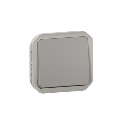 Poussoir NO-NF Plexo composable - Finition gris