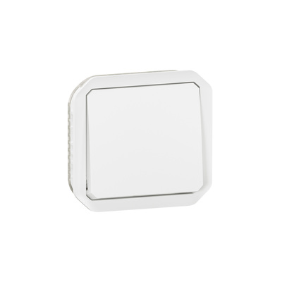 Interrupteur ou va-et-vient 10AX 250V Plexo composable blanc