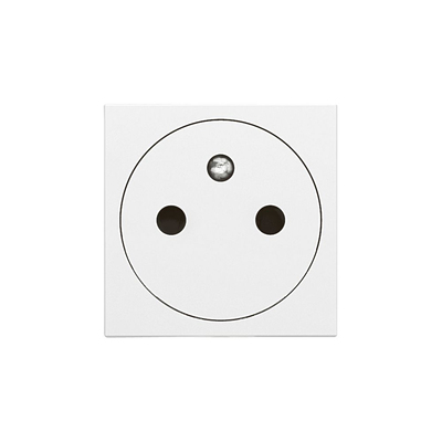 Prise de courant 2P+T Surface Mosaic bornes auto 2 modules - blanc - 16A 250V