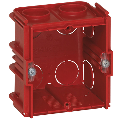 Bo�te monoposte Batibox pour ma�onnerie 1 poste carr�e associable profondeur 50