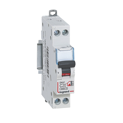 Disjoncteur DNX� Phase + Neutre 20A - bornes � vis - 1 module