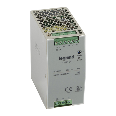Alimentation stabilis�e � d�coupage monophas�e 100-240V~/sortie 24V= - 240W