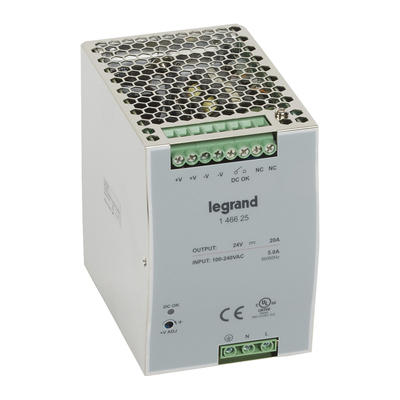 Alimentation stabilis�e � d�coupage monophas�e 100-240V~/sortie 24V= - 480W