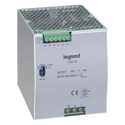 Alimentation stabilis�e � d�coupage monophas�e entr�e 200-240V~/sortie 24V= 960W