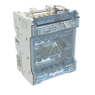 R�partiteur modulaire 4P 100A - 4 modules
