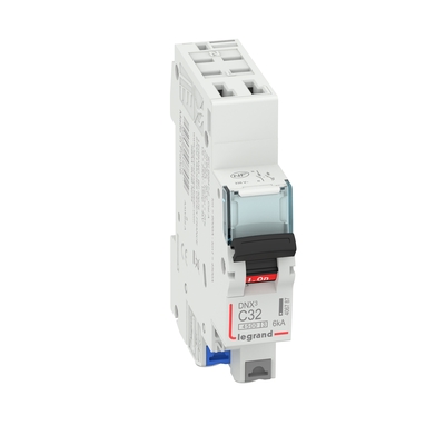 Disjoncteur DNX� 4500 - auto/auto - U+N 230V~ 32A - 4,5kA - courbe C - 1 module
