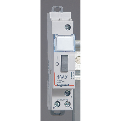 T�l�rupteur standard � vis 230V~- 1P - 250V~~ - 16A - 1F - 1 module