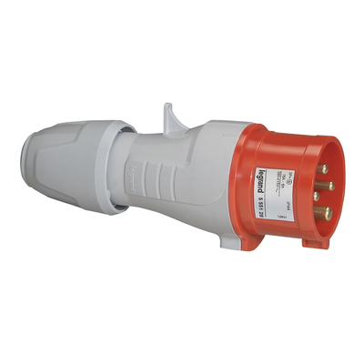 Fiche mobile droite P17 IP44 16A - 380V~ � 415V~ - 3P+T