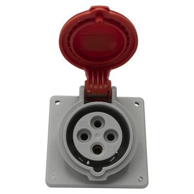Prise � entraxes unifi�s fixe P17 IP44 16A - 380V~ � 415V~ - 3P+T