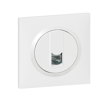 Prise RJ45 cat�gorie 6 FTP dooxie one livr� avec plaque carr�e blanche