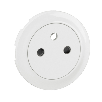 Enjoliveur prise 2P+T Surface C�liane - Blanc
