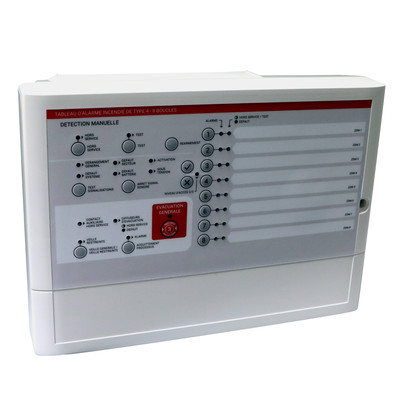 Tableau Alarme incendie type 4 - 8 boucles