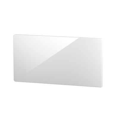 Radiateur connect� CAMPAVER nativ Horizontal 1500W Verre massif Blanc lys