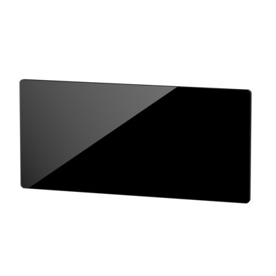 Radiateur connect� CAMPAVER nativ Horizontal 2000W Verre massif Noir astrakan