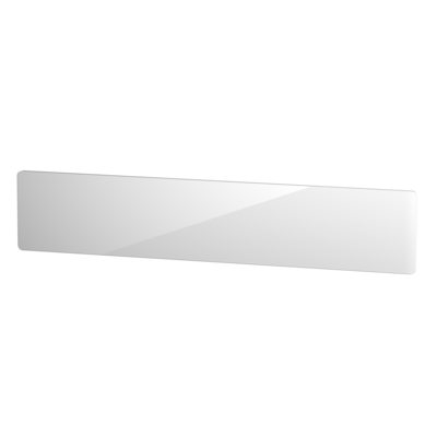 Radiateur connect� CAMPAVER nativ Plinthe 1500W Verre massif Blanc lys